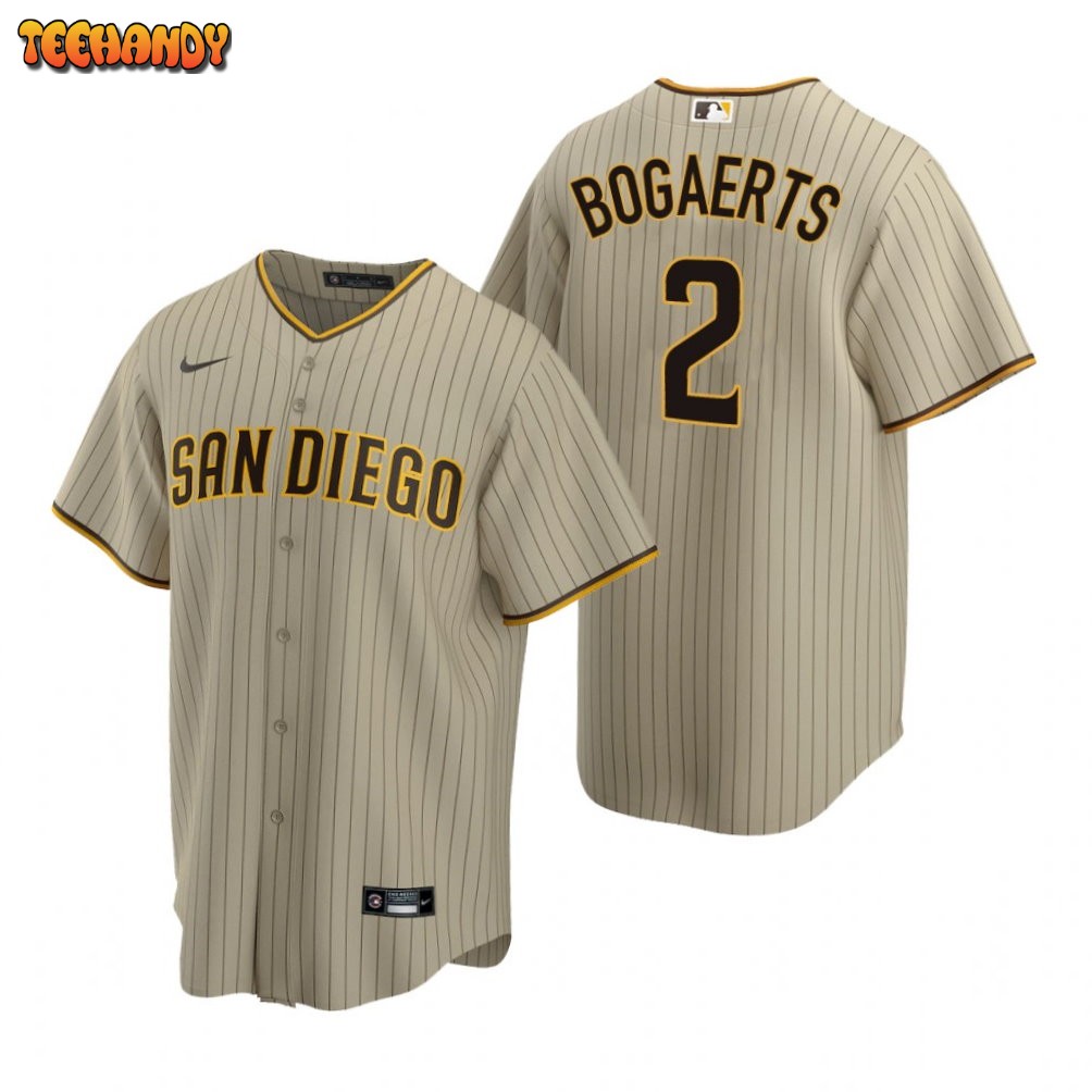 San Diego Padres Xander Bogaerts Tan Alternate Replica Jersey