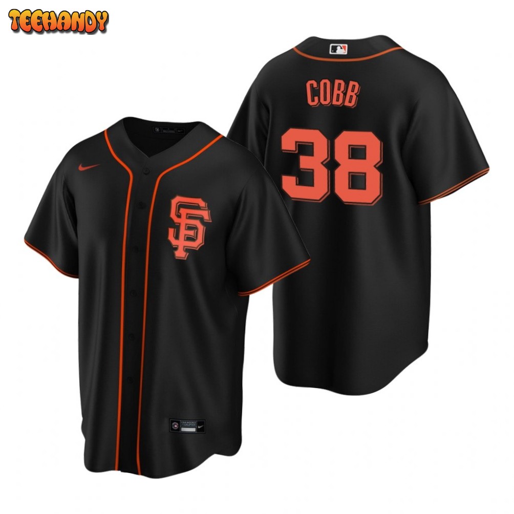 San Francisco Giants Alex Cobb Black Alternate Replica Jersey