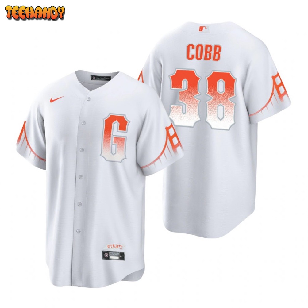 San Francisco Giants Alex Cobb White 2021 City Connect Replica Jersey