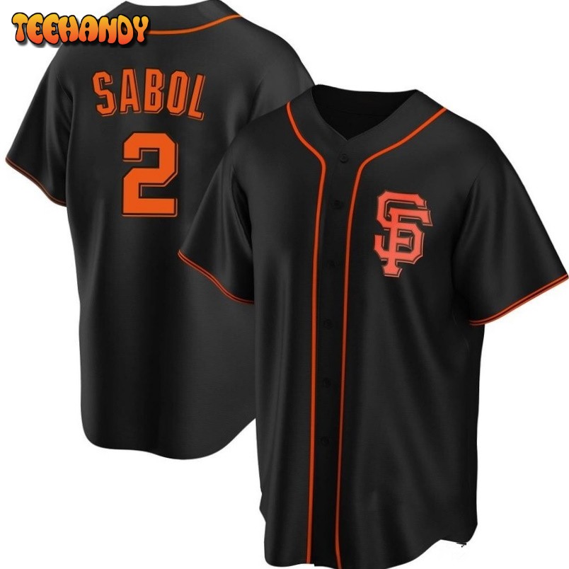 San Francisco Giants Blake Sabol Black Alternate Replica Jersey