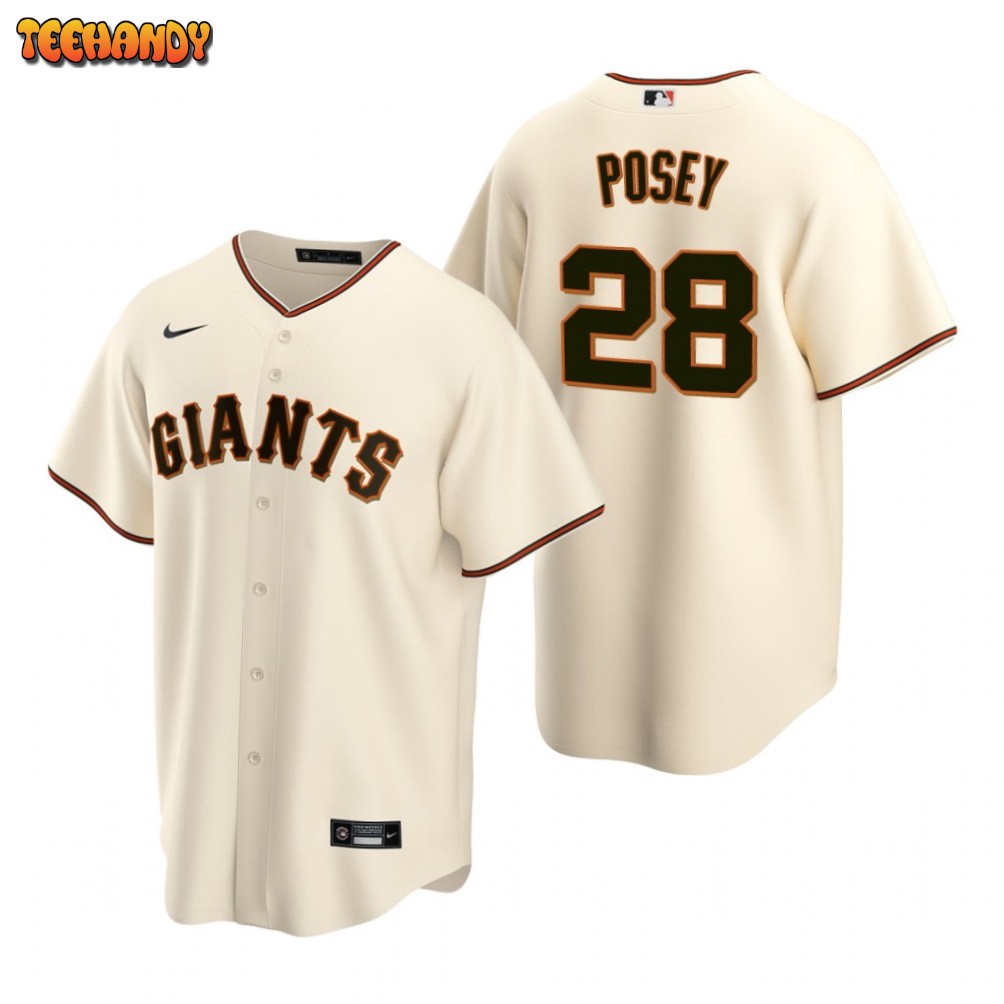 Buster Posey Youth San Francisco Giants Home Jersey - Cream Replica