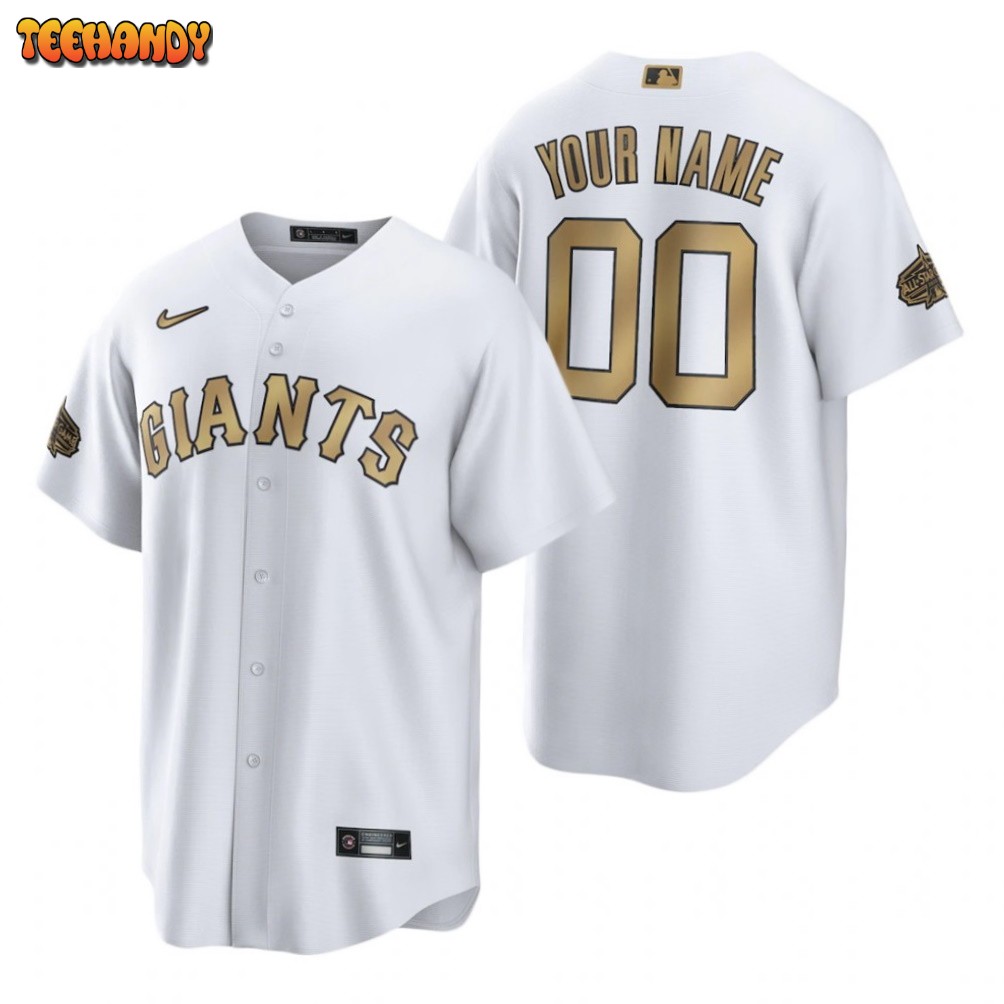 San Francisco Giants Custom White 2022 All-Star Game Replica Jersey