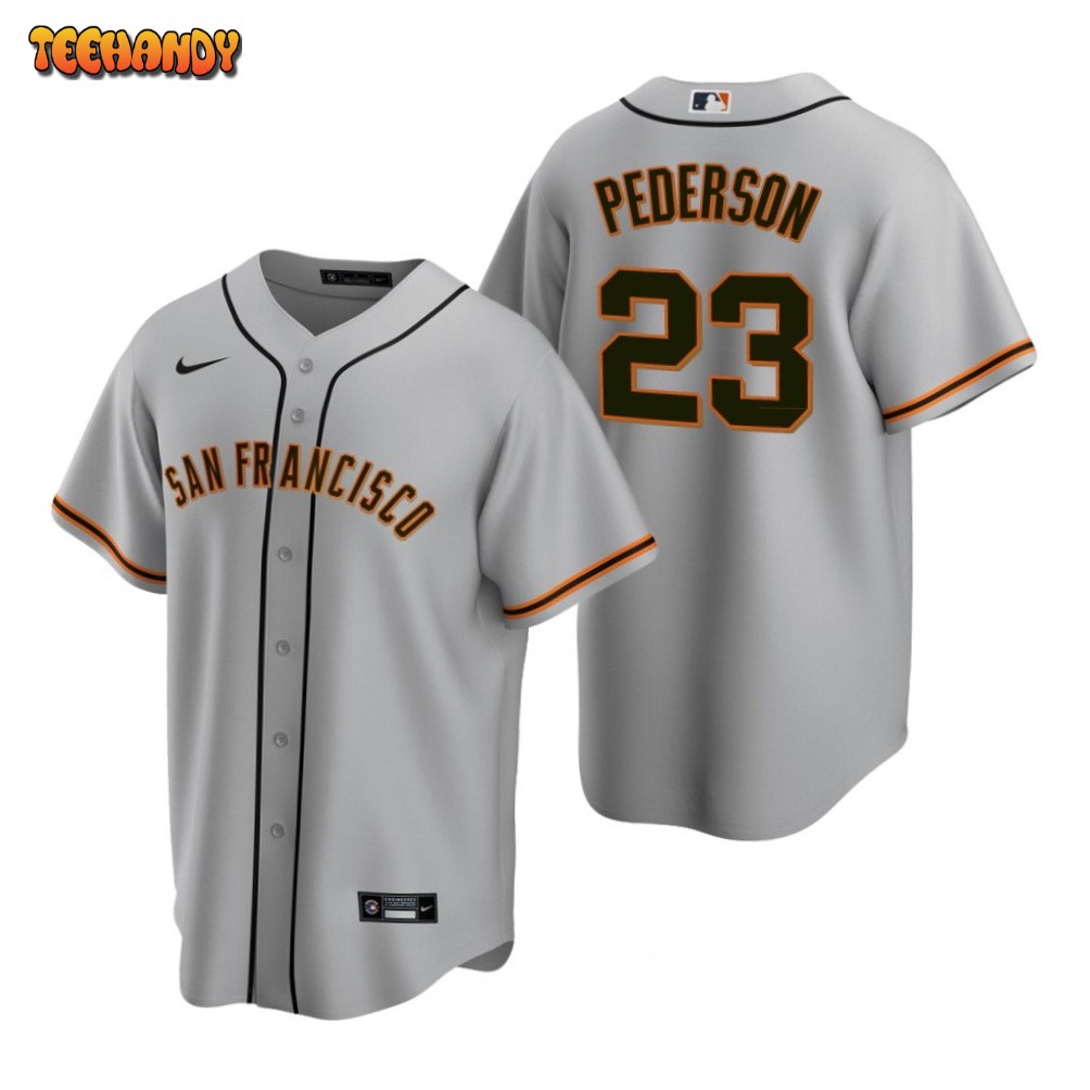 Joc Pederson Youth San Francisco Giants Road Jersey - Gray Replica