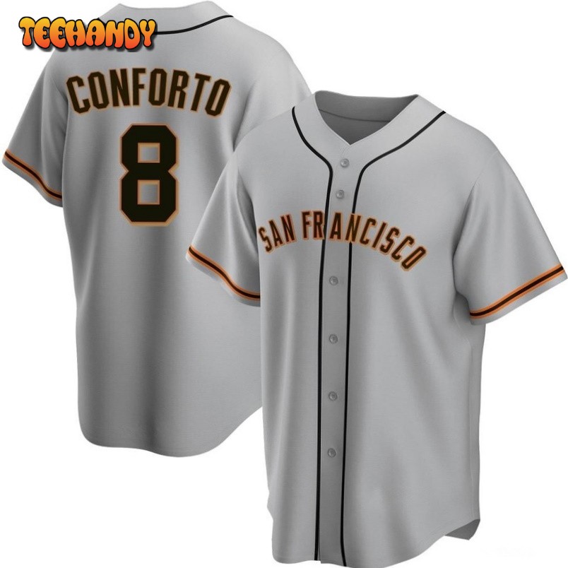 San Francisco Giants Personalized Road Grey Jersey By Majestic