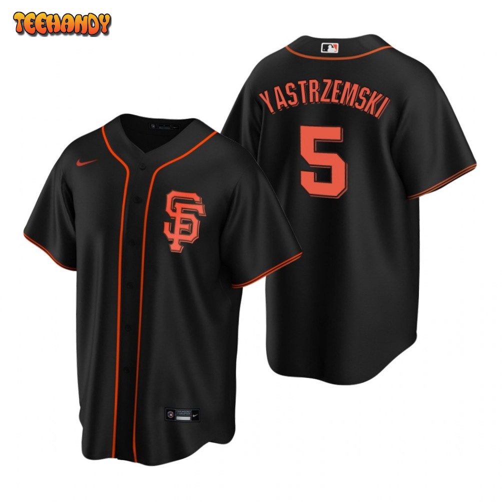 San Francisco Giants Mike Yastrzemski Black Alternate Replica Jersey