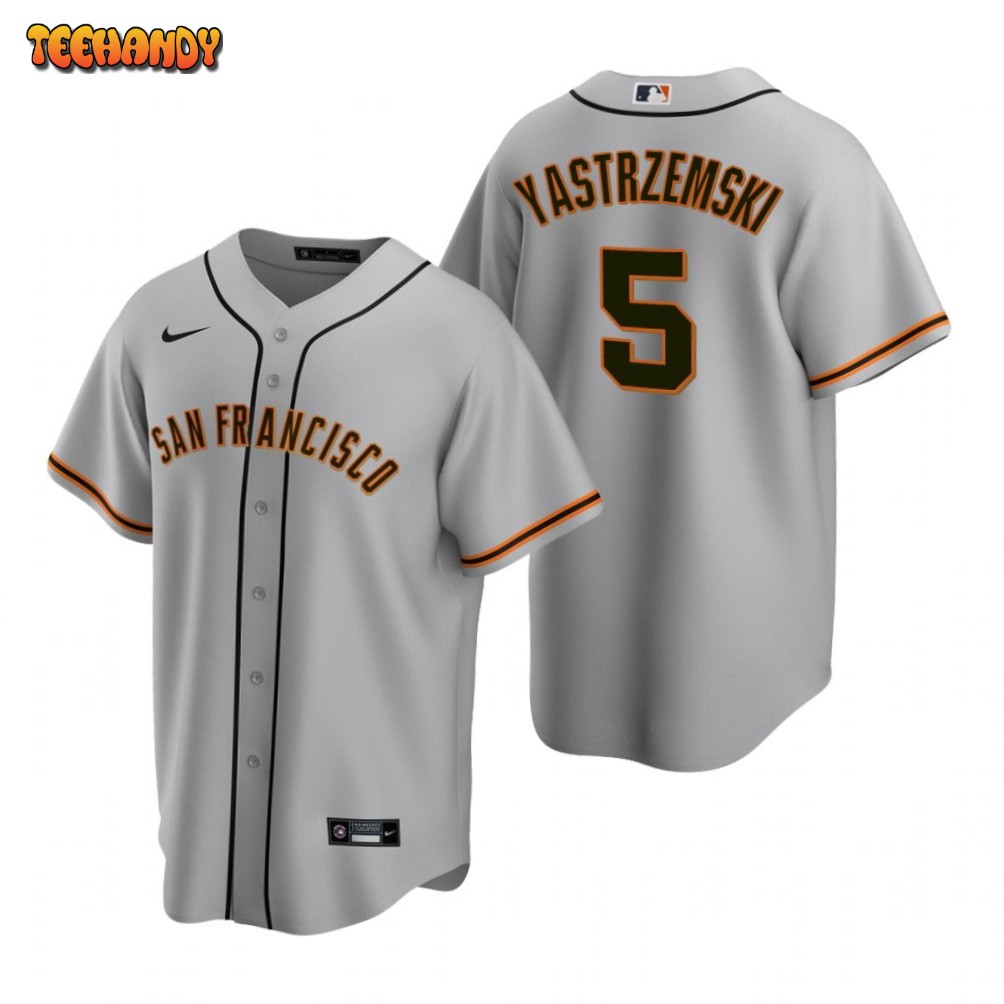 San Francisco Giants Mike Yastrzemski Gray Road Replica Jersey