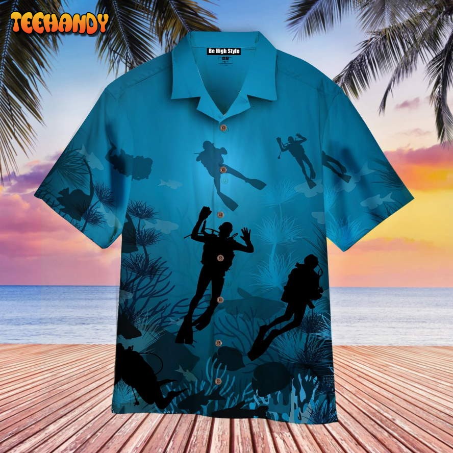 Scuba Diving Hawaiian Shirt