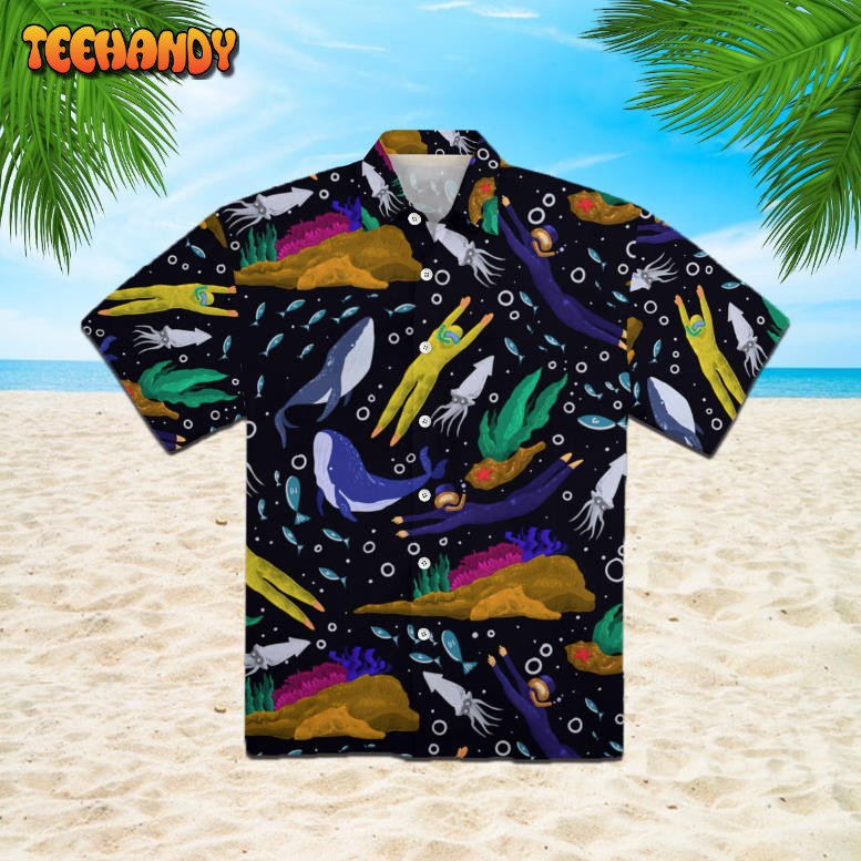 Scuba Diving Summer Hawaiian Shirt