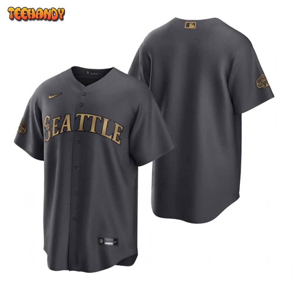 Seattle Mariners Team Charcoal 2022 All-Star Game Replica Jersey