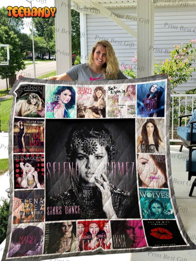 Selena Gomez Albums Cover Poster 3D Quilt Blanket