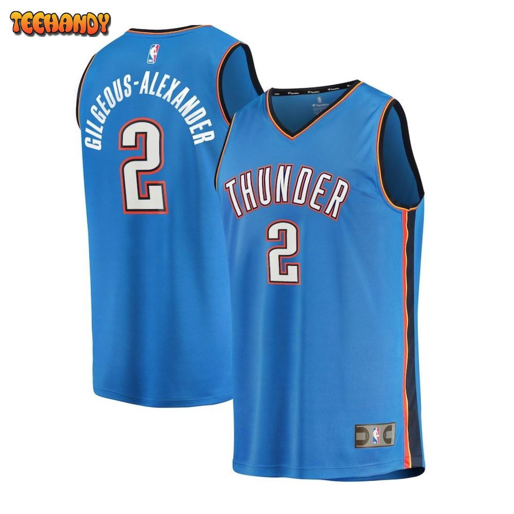 Shai Gilgeous-Alexander Oklahoma City Thunder Youth 2021-22 Fastbreak Player Jersey – Blue