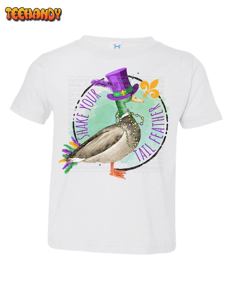 Shake Ya Tail Feather Mardi Gras Shirt