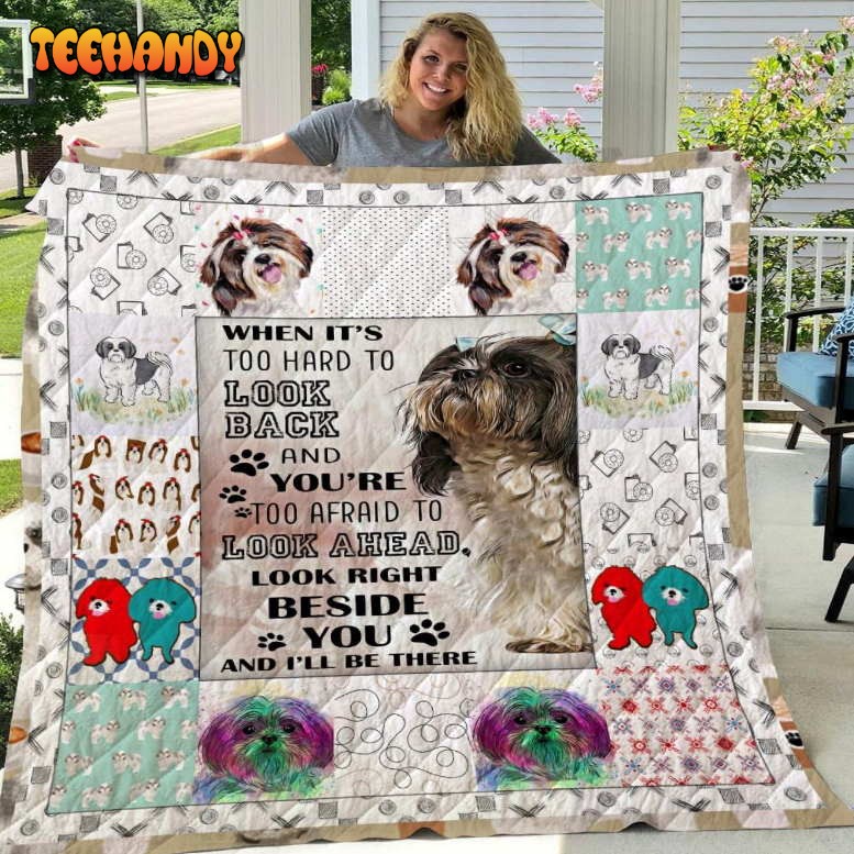 Shih Tzulove My Shih Tzu 3D Quilt Blanket