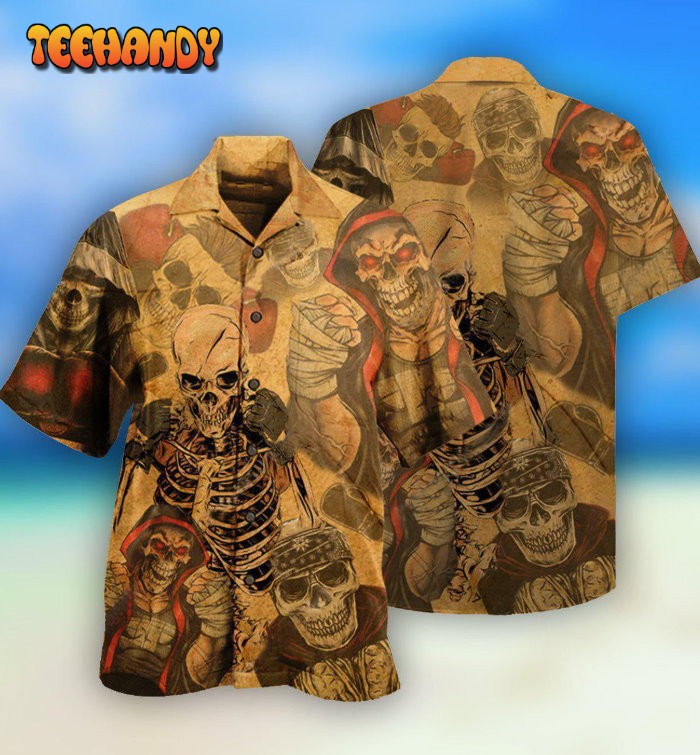 Skull Amazing Boxe Hawaiian Shirt