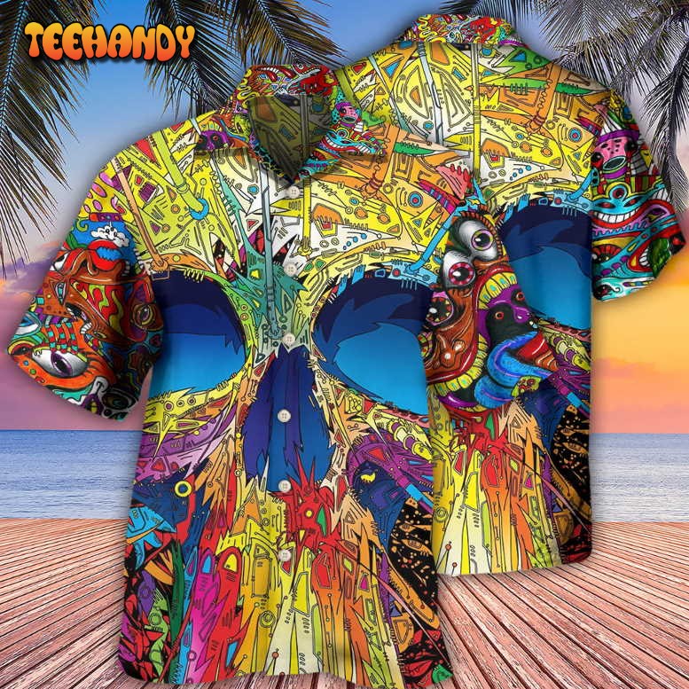 Skull Amazing Skull Summer Hawaiian Shirt