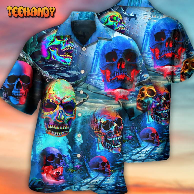 Skull Style Deep In The Ocean Hawaiian Shirt