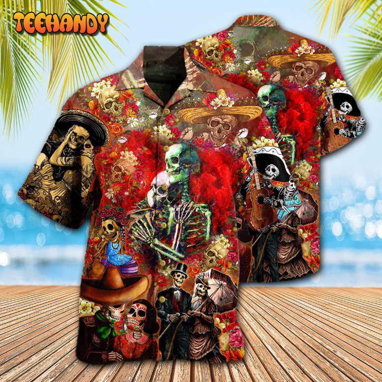 Skull Until We Are Seperated By Death Hawaiian Shirt