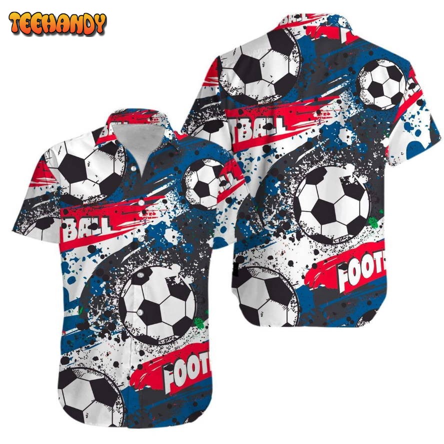 Soccer Football Unisex Hawaiian Shirt