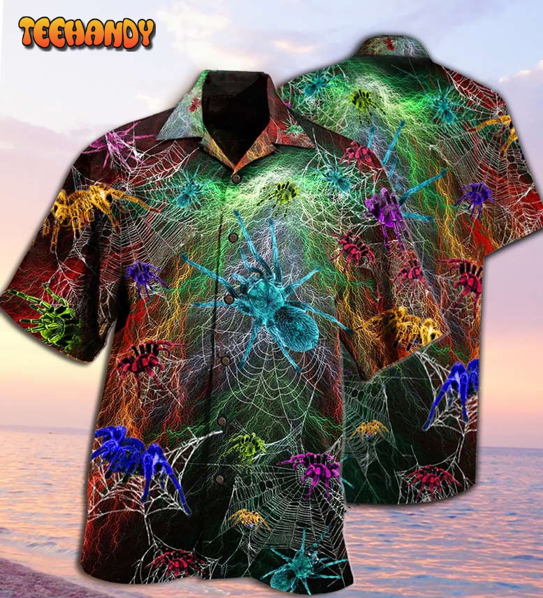 Spider Color Love Animals Hawaiian Shirt