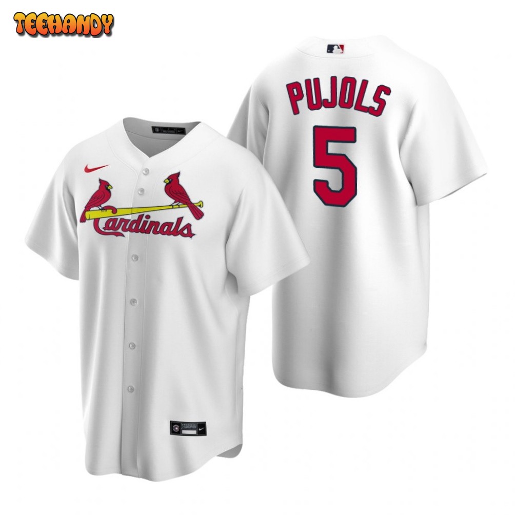 St. Louis Cardinals Albert Pujols White Replica Home Jersey