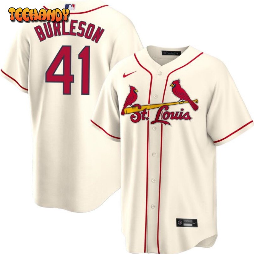 St. Louis Cardinals Alec Burleson Cream Alternate Replica Jersey