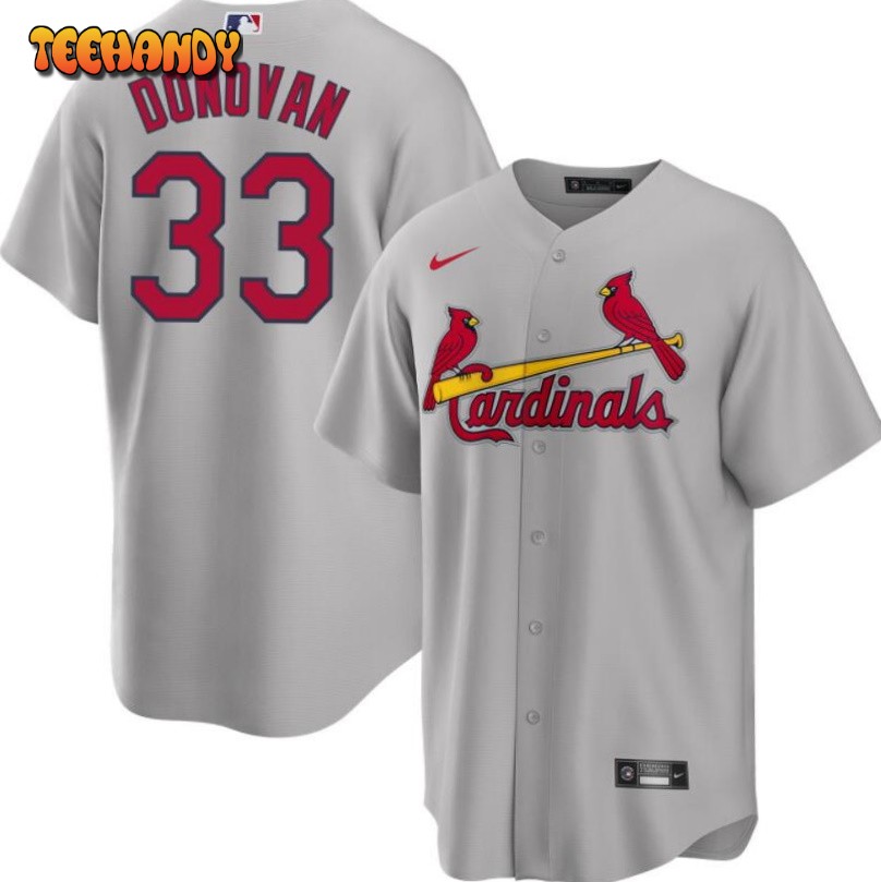 St. Louis Cardinals Brendan Donovan Gray Road Replica Jersey