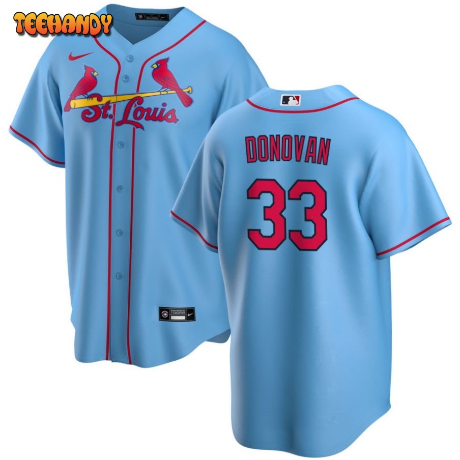 St. Louis Cardinals Brendan Donovan Light Blue Alternate Replica Jersey