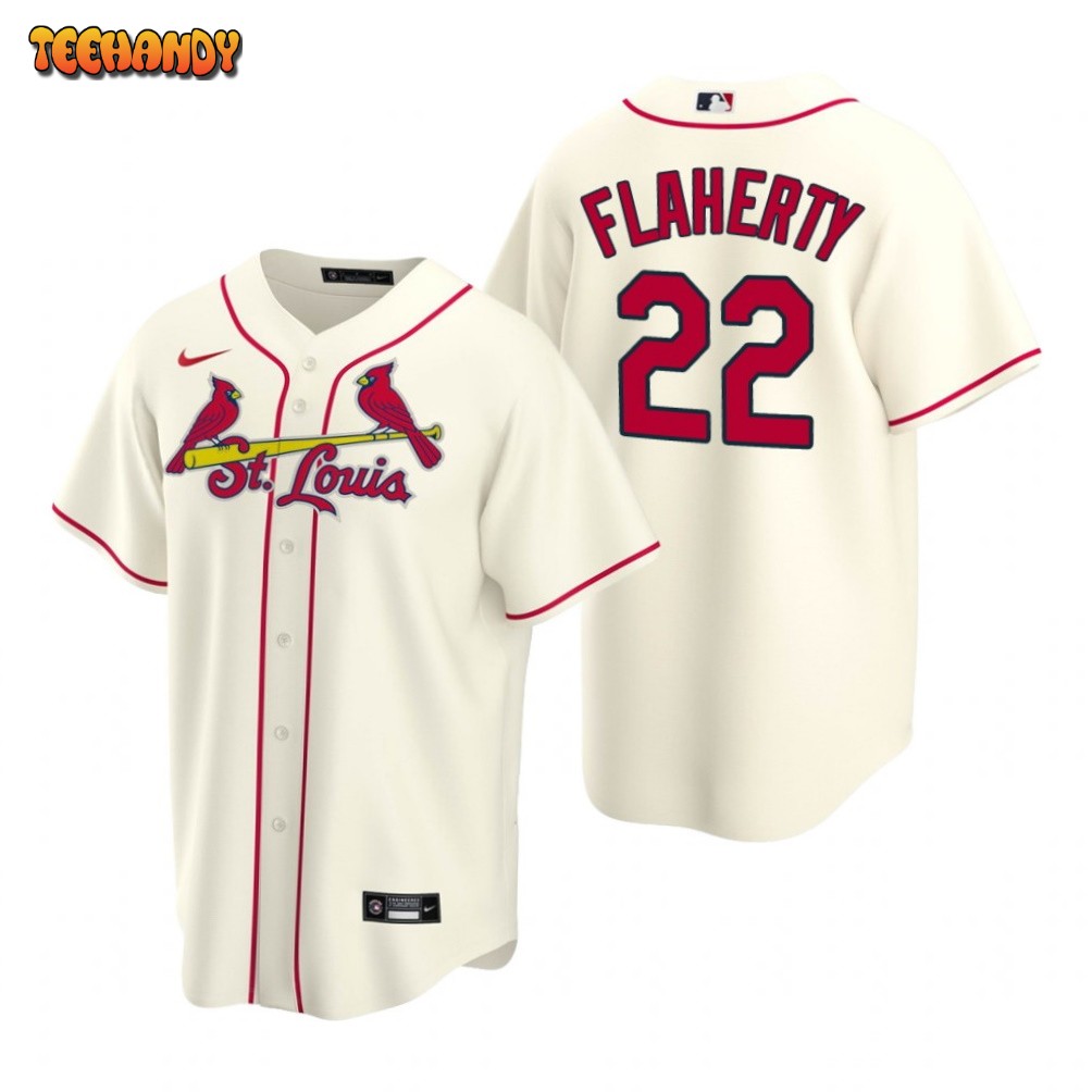 St. Louis Cardinals Jack Flaherty Cream Alternate Replica Jersey