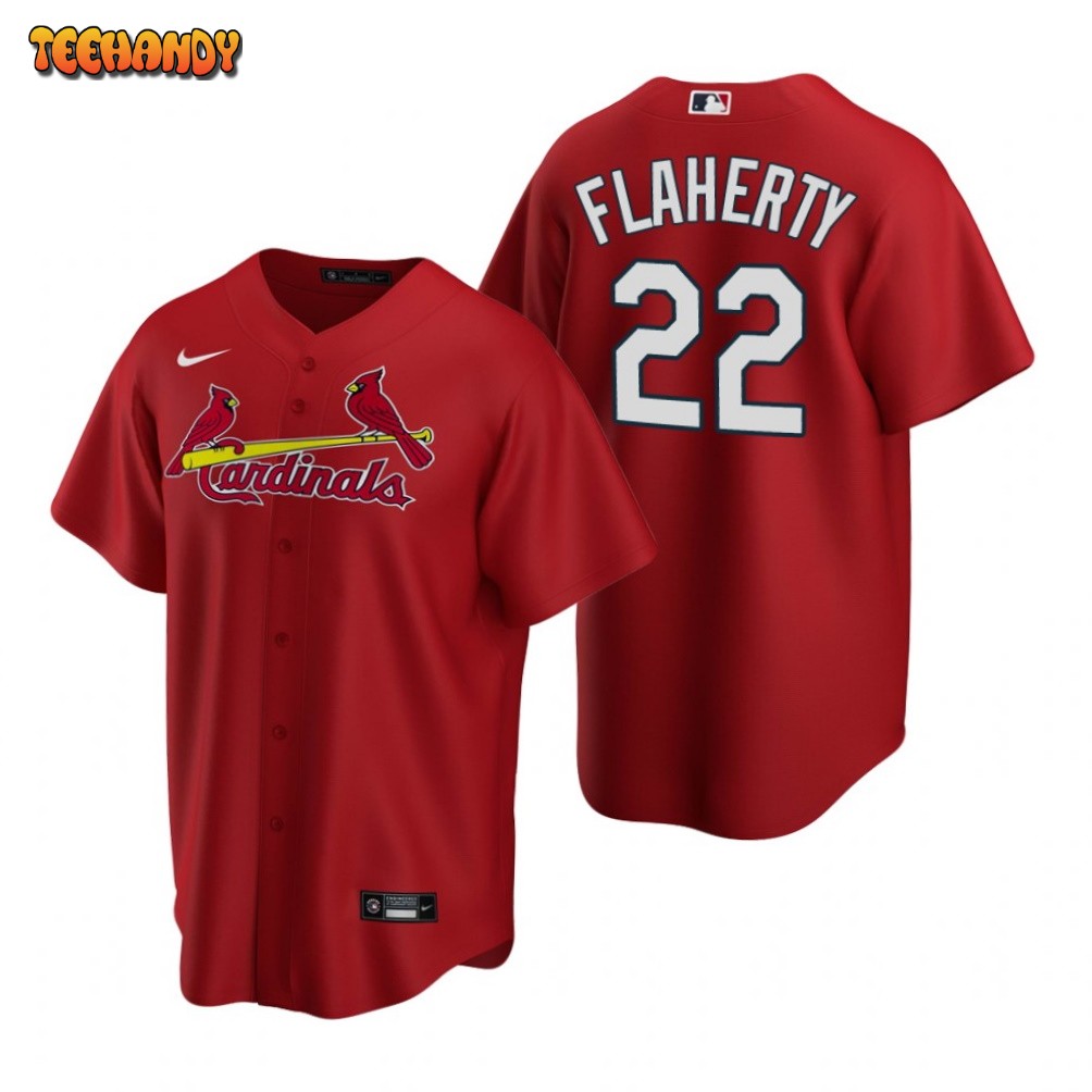 St. Louis Cardinals Jack Flaherty Red Alternate Replica Jersey