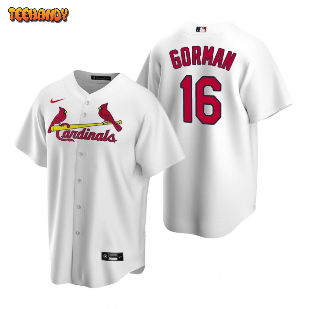 St. Louis Cardinals Nolan Gorman White Home Replica Jersey