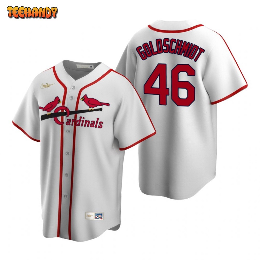 St. Louis Cardinals Paul Goldschmidt White Cooperstown Collection Jersey