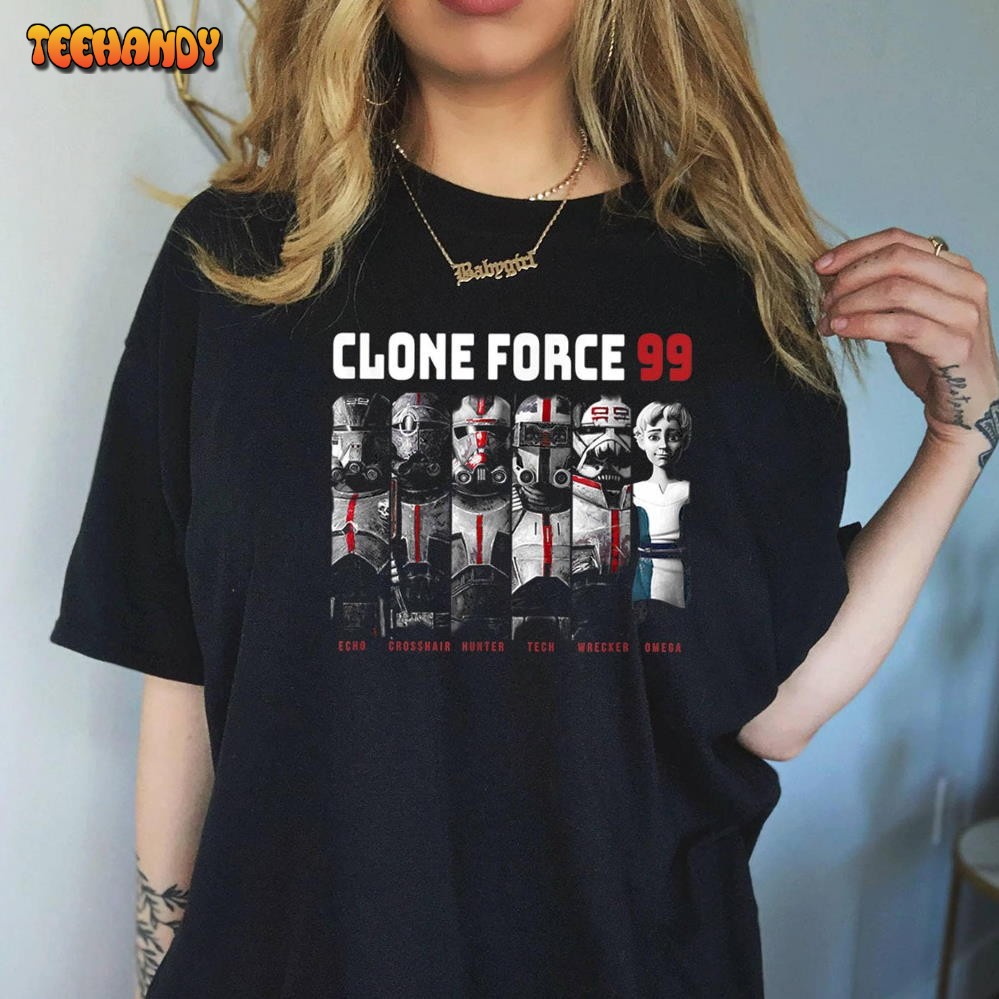 Star Wars The Clone Wars Clone Force 99 The Bad Batch T-Shirt