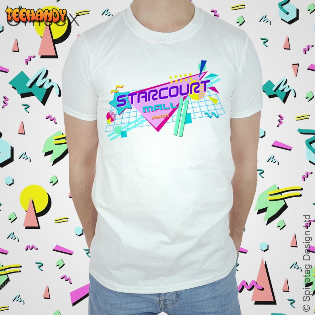 Starcourt Mall T-shirt Retro 80s 11 Tshirt Stranger Eleven Elle Top Waffle T Shirt