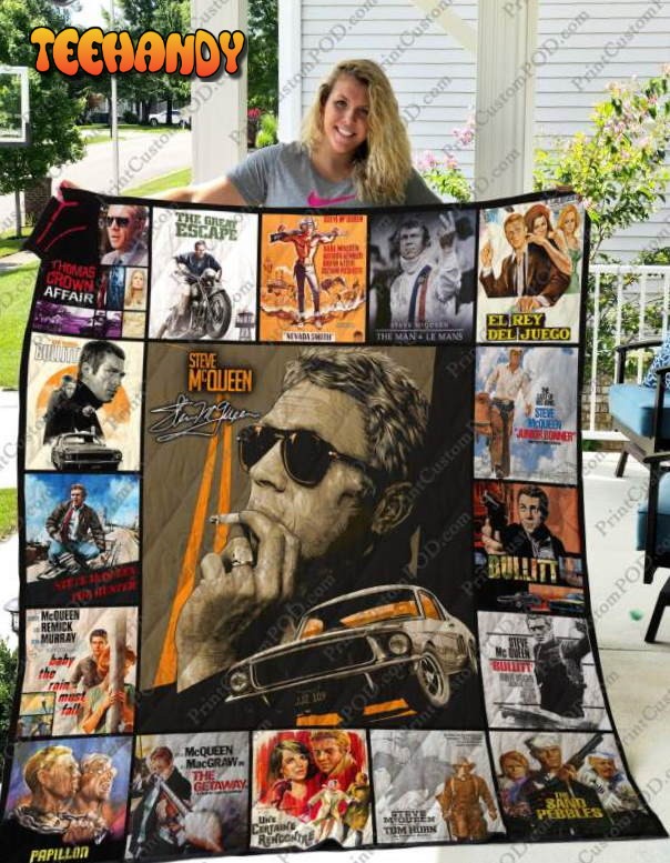 Steve Mcqueen 3D Customized Quilt Blanket