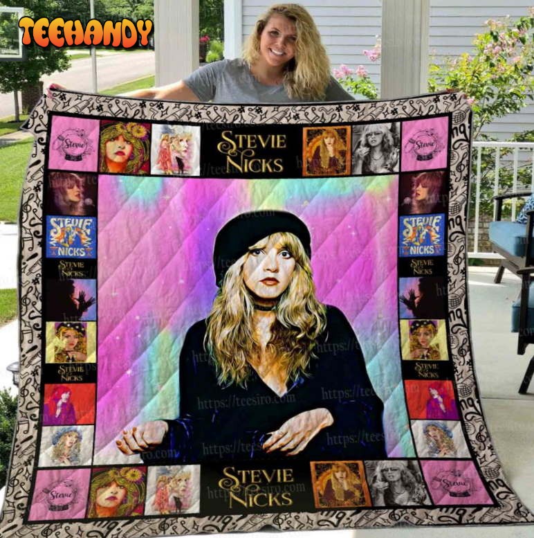 Stevie Nicks 3D Quilt Blanket