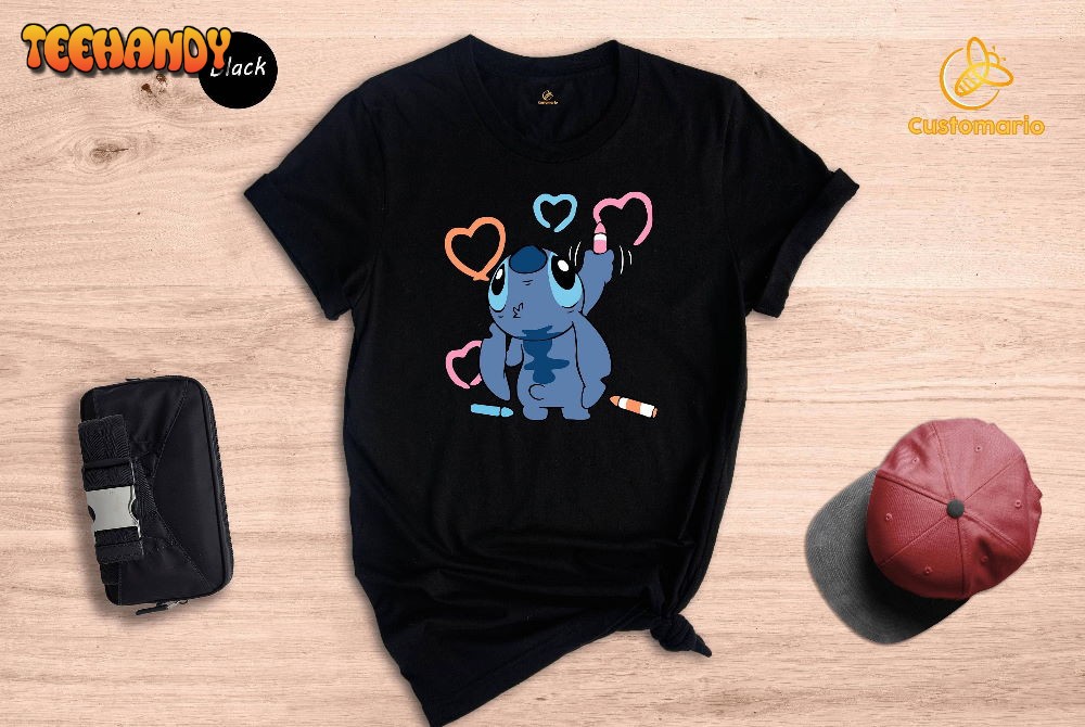 Stitch Disney Valentines Day T-shirt, Disneyland Trip T Shirt