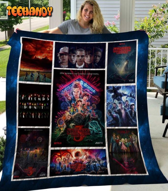 Stranger Things 3D Customized Quilt Blanket