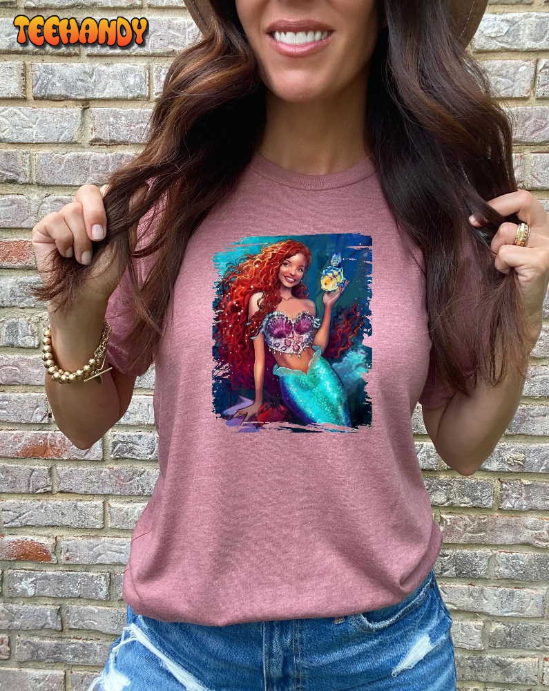 Summer Fashion For Mermaid Lovers Shirt Nautical Style Tee With A Magical Mermaid Shirt