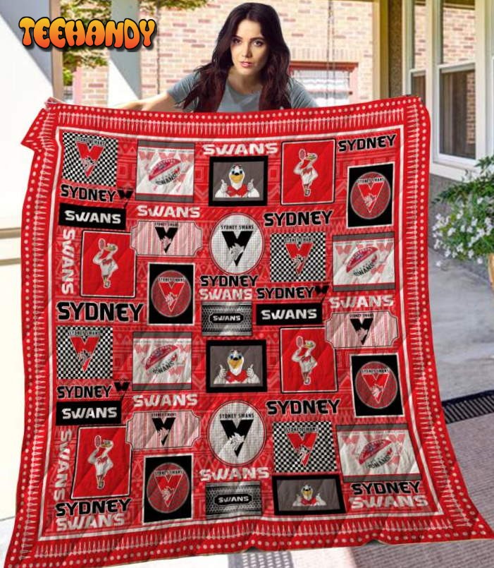 Sydney Swans 3D Customized Quilt Blanket