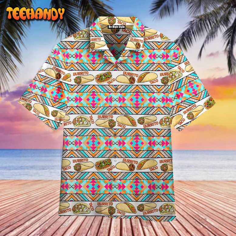 Taco And Burrito Mexican Hawaiian Shirt