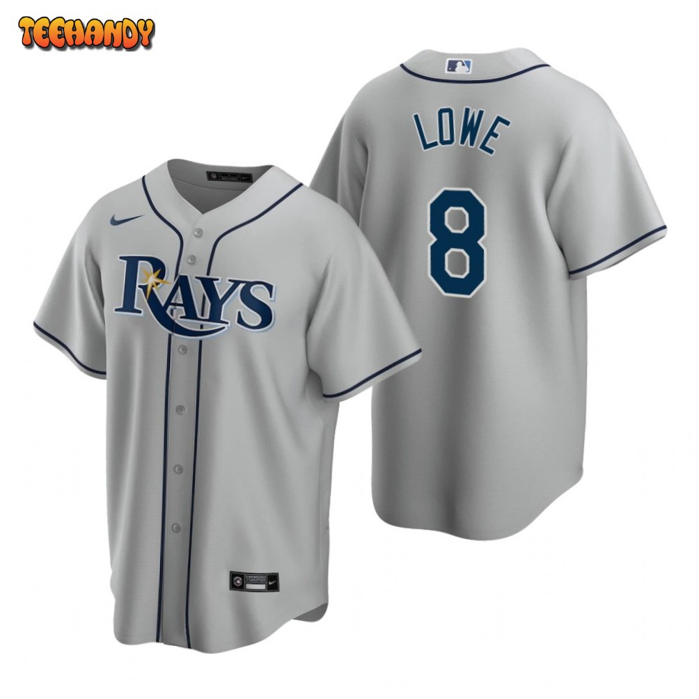 Tampa Bay Rays Brandon Lowe Gray Road Replica Jersey