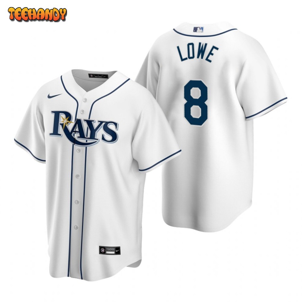 Tampa Bay Rays Brandon Lowe White Home Replica Jersey