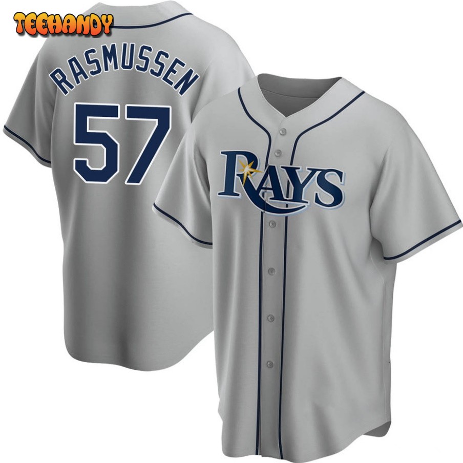 Tampa Bay Rays Drew Rasmussen Gray Replica Jersey