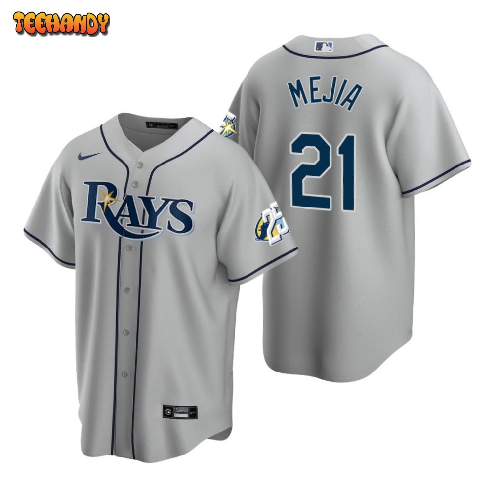 Tampa Bay Rays Francisco Mejia Gray 25th Anniversary Replica Jersey