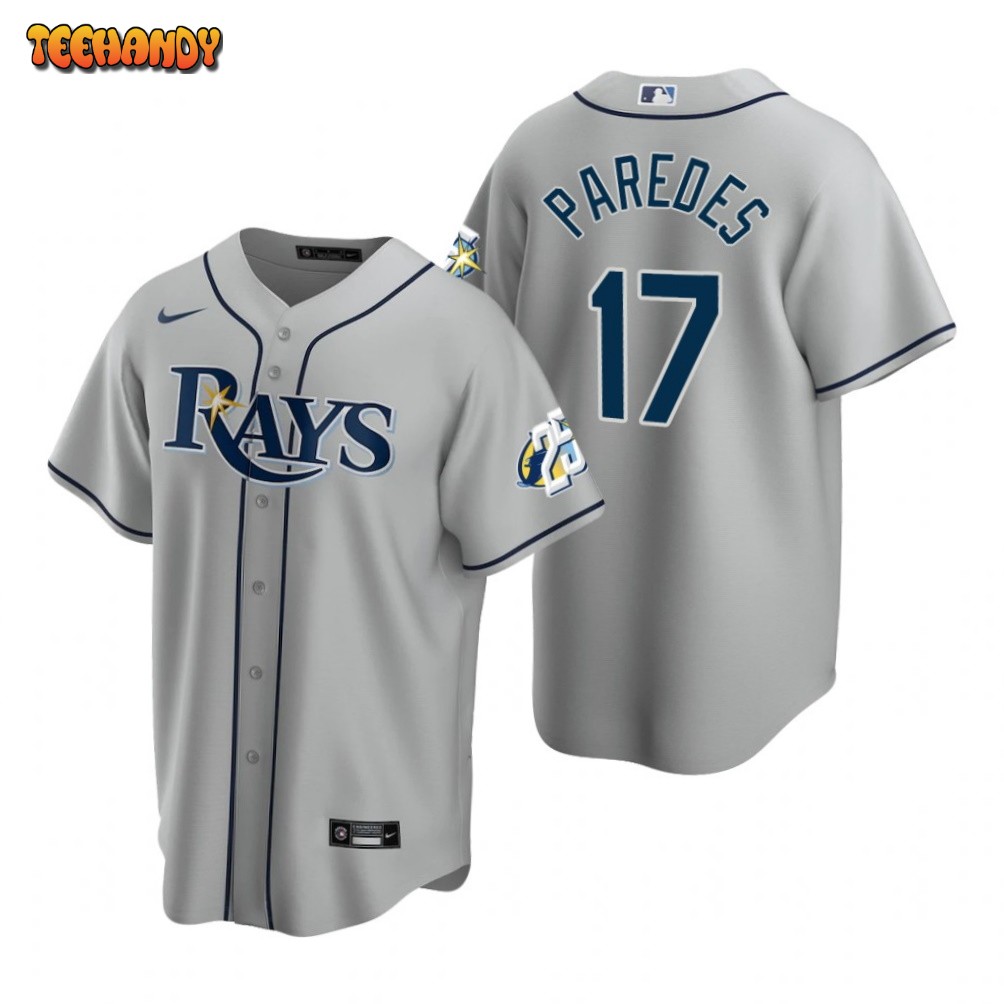 Tampa Bay Rays Isaac Paredes Black Golden Replica Jersey