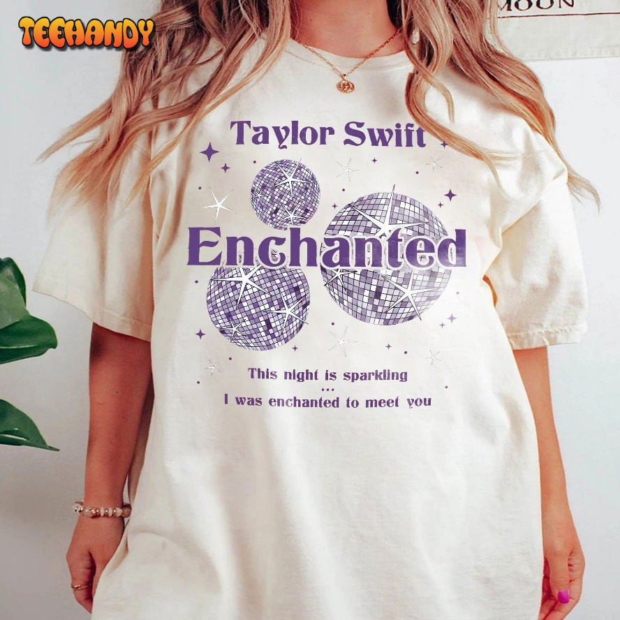 Taylor The Eras Tour Speak Now Enchanted Shirt