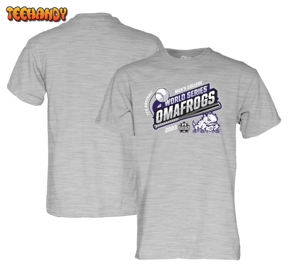 TCU Horned Frogs 2023 NCAA Men's Baseball College World Series T-Shirt