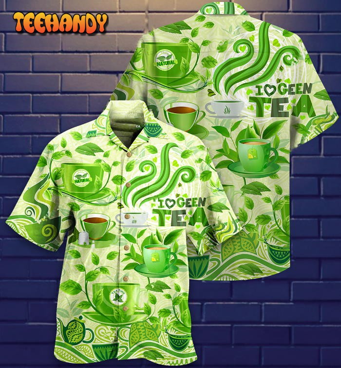 Tea Love Green Tea Hawaiian Shirt