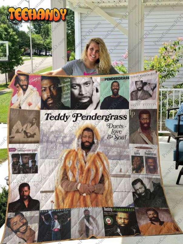 Teddy Pendergrass Albums 3D Customized Quilt Blanket