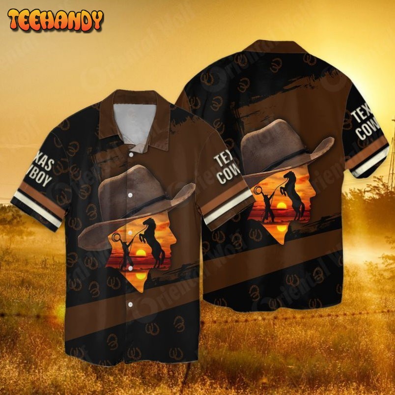 Texas Cowboy Hawaiian Shirt